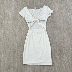 Windsor White Cutout Summer Mini Dress S